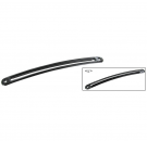 Fresh air vent dash corner black (each) Bus 8.1967 until 7.1979